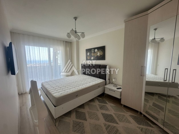 Большая квартира 2+1 с видом на море и крепость в районе Джикджилли, 110 кв.м. - Ракурс 20