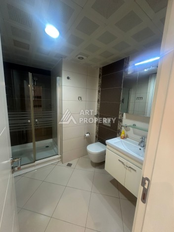 Большая квартира 2+1 с видом на море и крепость в районе Джикджилли, 110 кв.м. - Ракурс 24