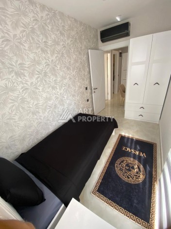 Квартира 2+1 стильной резиденции центра Алании, 80 кв.м. - Ракурс 15