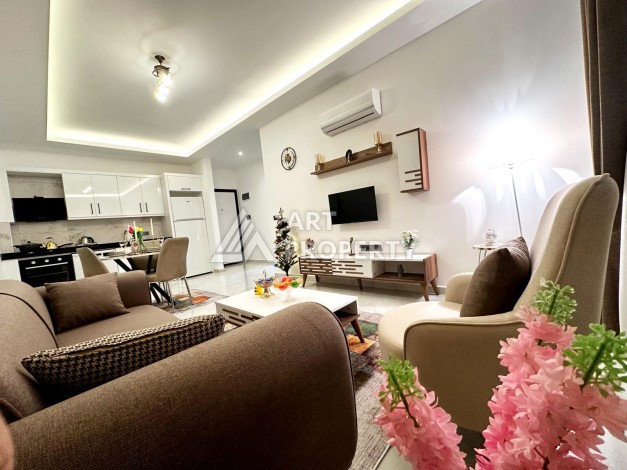 Квартира 1+1 с мебелью и техникой в Махмутларе — 700 м от моря - Ракурс 12