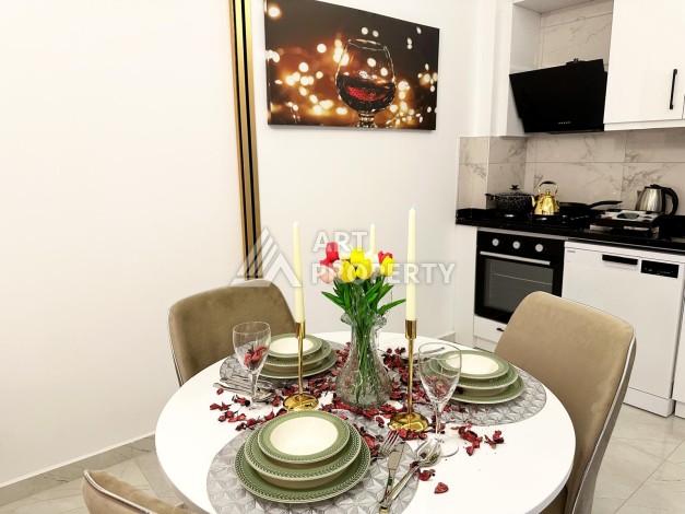 Квартира 1+1 с мебелью и техникой в Махмутларе — 700 м от моря - Ракурс 17