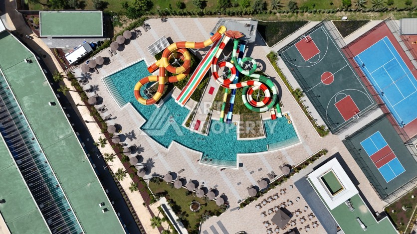 Большая квартира 3+1, 183 м² в премиум резиденции. Тюрклер, Алания - Ракурс 3