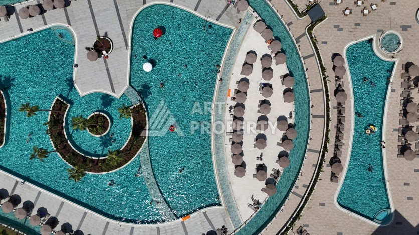 Большая квартира 3+1, 183 м² в премиум резиденции. Тюрклер, Алания - Ракурс 24