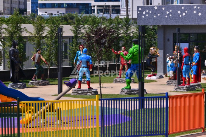 Большая квартира 3+1, 183 м² в премиум резиденции. Тюрклер, Алания - Ракурс 26