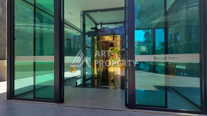 Квартира 1+1 в элитной резиденции в Центре Алании, 100 метров до моря - Ракурс 5