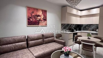 Квартира 1+1 в элитной резиденции в Центре Алании, 100 метров до моря - Ракурс 12