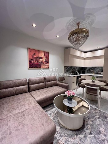 Квартира 1+1 в элитной резиденции в Центре Алании, 100 метров до моря - Ракурс 11