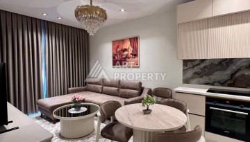 Квартира 1+1 в элитной резиденции в Центре Алании, 100 метров до моря - Ракурс 14