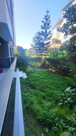 Меблированная квартира 1+1 с приватным садом в центре Алании, 58 кв.м. - Ракурс 11