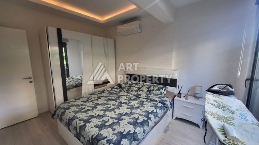 Меблированная квартира 1+1 с приватным садом в центре Алании, 58 кв.м. - Ракурс 14