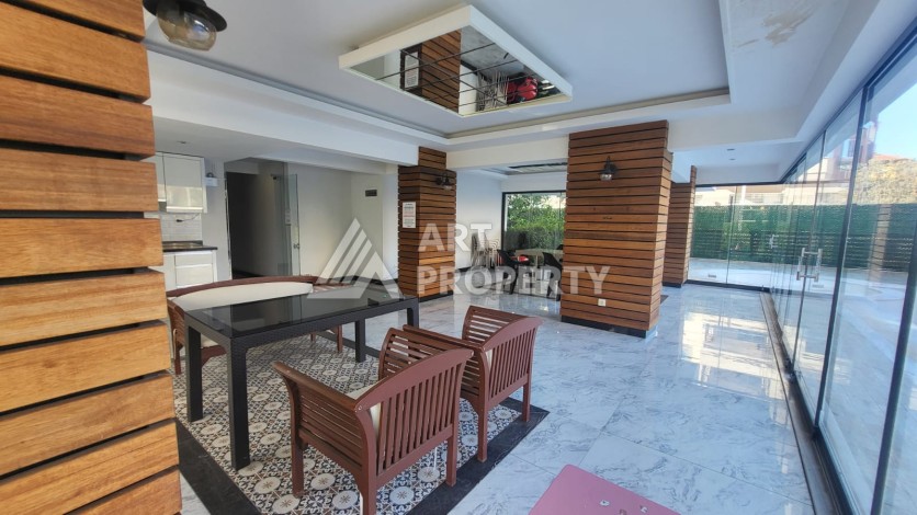 Меблированная квартира 1+1 с приватным садом в центре Алании, 58 кв.м. - Ракурс 19