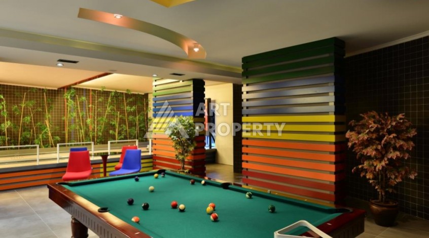 Видовая квартира 1+1 р престижной резиденции, 65 кв.м. Джикджилли, Алания - Ракурс 8