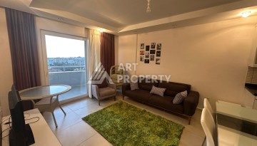 Видовая квартира 1+1 р престижной резиденции, 65 кв.м. Джикджилли, Алания - Ракурс 12