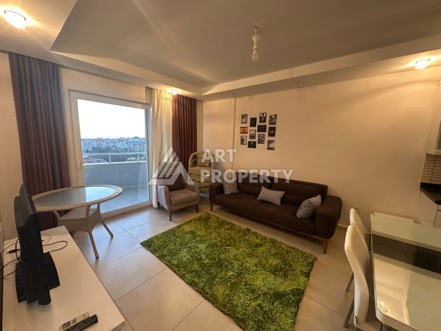 Видовая квартира 1+1 р престижной резиденции, 65 кв.м. Джикджилли, Алания - Ракурс 11