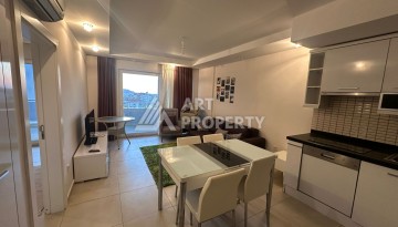 Видовая квартира 1+1 р престижной резиденции, 65 кв.м. Джикджилли, Алания - Ракурс 14