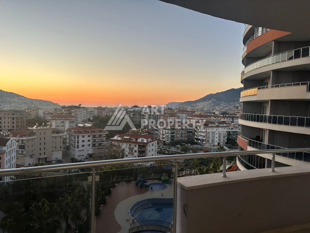 Видовая квартира 1+1 р престижной резиденции, 65 кв.м. Джикджилли, Алания - Ракурс 16