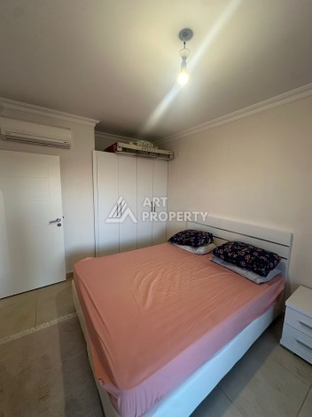 Видовая квартира 1+1 р престижной резиденции, 65 кв.м. Джикджилли, Алания - Ракурс 20