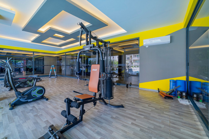 Квартира 1+1 в новом комплексе с инфраструктурой 5* отеля в тихом месте Махмутлара, 75 м2 - Ракурс 34