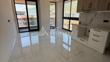 Квартира 1+1 с видом на море и горы в центре Алании, 59 кв.м. - Ракурс 17