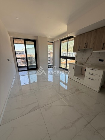 Квартира 1+1 с видом на море и горы в центре Алании, 59 кв.м. - Ракурс 16