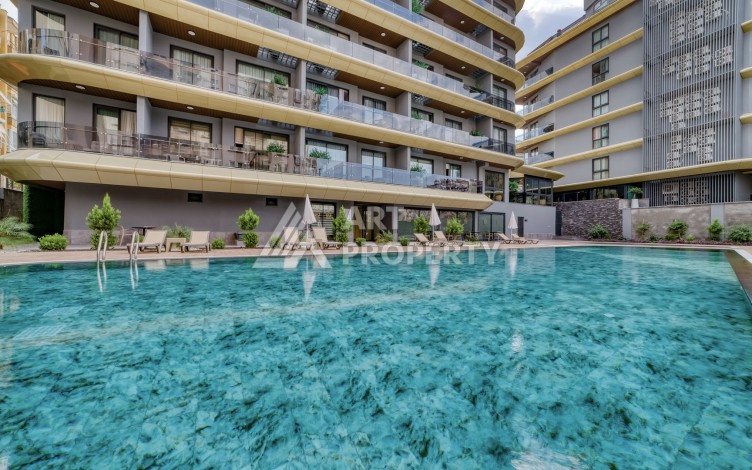 Меблированная квартира 1+1 в 450 м от пляжа Клеопатры - Ракурс 6