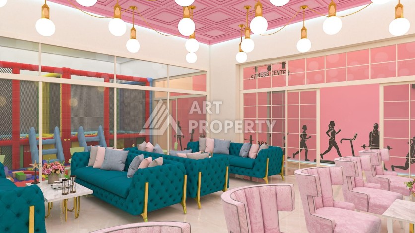 Большая квартира 1+1, 70 кв.м. Премиум резиденция в Махмутларе - Ракурс 18