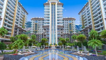 Большая квартира 1+1, 70 кв.м. Премиум резиденция в Махмутларе - Ракурс 21