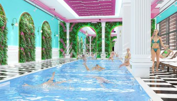 Большая квартира 1+1, 70 кв.м. Премиум резиденция в Махмутларе - Ракурс 34