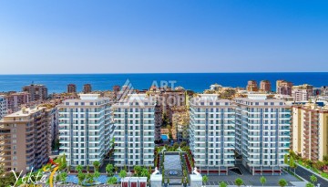 Квартира 1+1 с боковым видом на море в элитной резиденции, 70 кв.м. - Ракурс 1