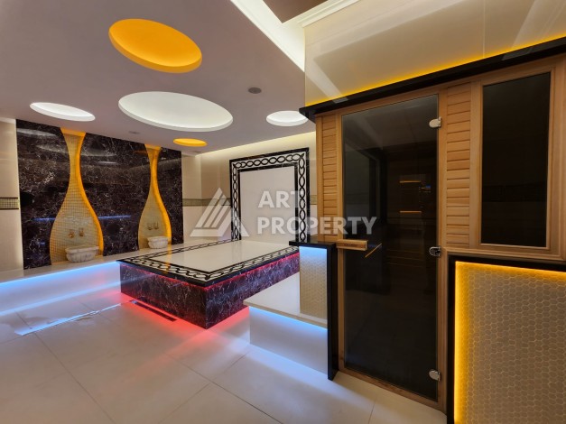 Квартира 1+1 с боковым видом на море в элитной резиденции, 70 кв.м. - Ракурс 6