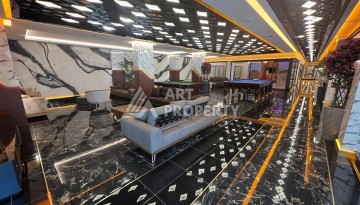 Квартира 1+1 с боковым видом на море в элитной резиденции, 70 кв.м. - Ракурс 37