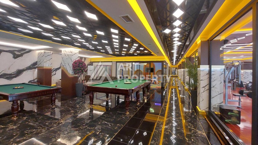 Квартира 1+1 с боковым видом на море в элитной резиденции, 70 кв.м. - Ракурс 38