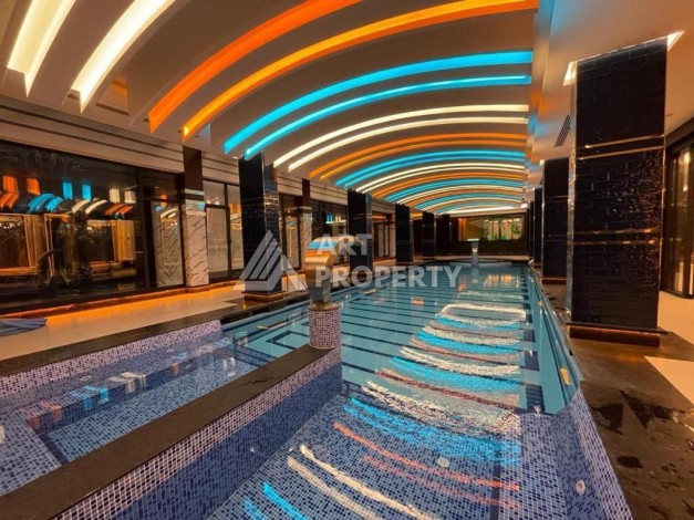 Квартира 1+1 с боковым видом на море в элитной резиденции, 70 кв.м. - Ракурс 39