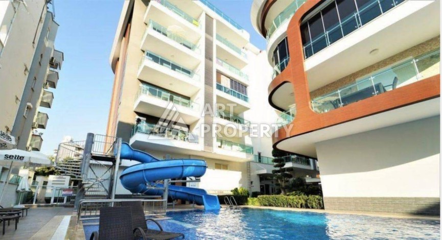 Квартира 1+1 в центре Алании в элитной резиденции, 60 кв.м. - Ракурс 8