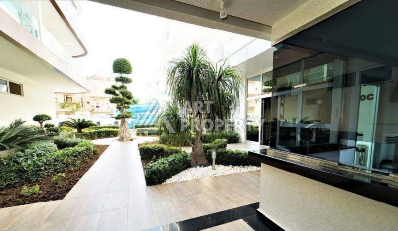 Квартира 1+1 в центре Алании в элитной резиденции, 60 кв.м. - Ракурс 9