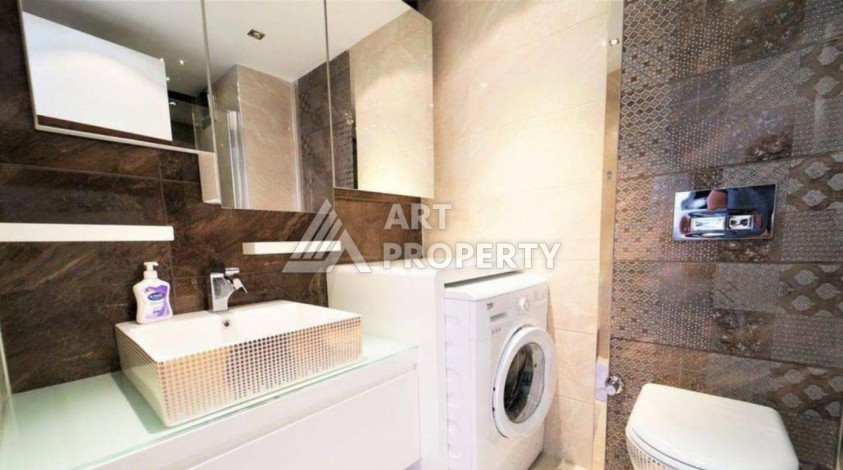 Квартира 1+1 в центре Алании в элитной резиденции, 60 кв.м. - Ракурс 17