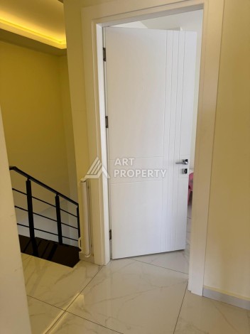 Двухуровневая квартира 2+1 возле пляжа Клеопатры, 110 кв.м. - Ракурс 36