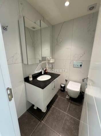 Двухуровневая квартира 2+1 возле пляжа Клеопатры, 110 кв.м. - Ракурс 37