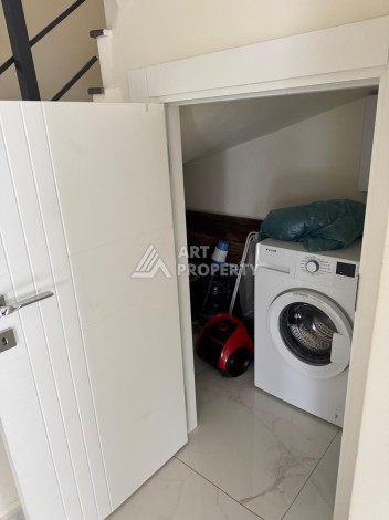 Двухуровневая квартира 2+1 возле пляжа Клеопатры, 110 кв.м. - Ракурс 40