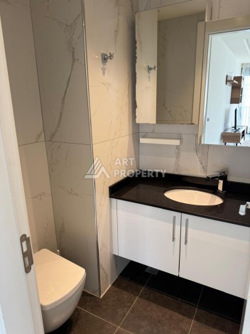 Двухуровневая квартира 2+1 возле пляжа Клеопатры, 110 кв.м. - Ракурс 41