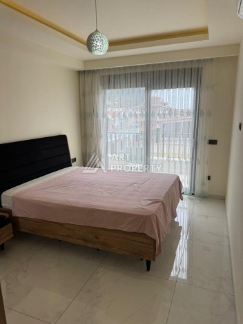 Двухуровневая квартира 2+1 возле пляжа Клеопатры, 110 кв.м. - Ракурс 45