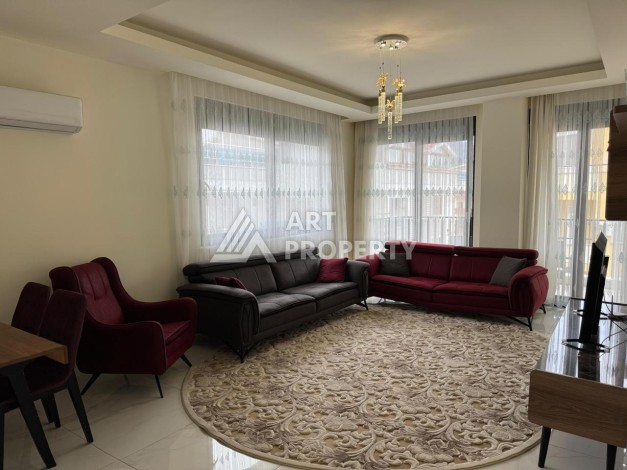 Двухуровневая квартира 2+1 возле пляжа Клеопатры, 110 кв.м. - Ракурс 50