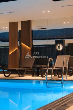 Квартира 1+1 в престижной резиденции Тосмура в 150 метрах от моря - Ракурс 3