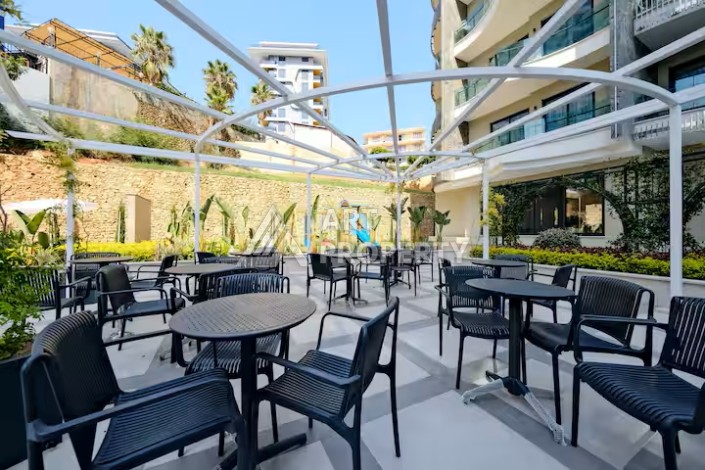 Квартира 1+1 в элитной резиденции в 150 м от моря. Тосмур, Алания - Ракурс 15