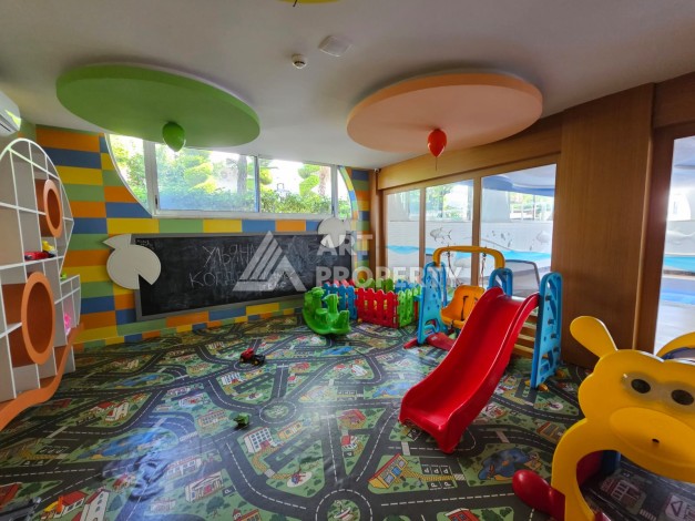 Квартира 1+1 в престижном жилом комплексе в центре Алании, 60 кв.м. - Ракурс 11