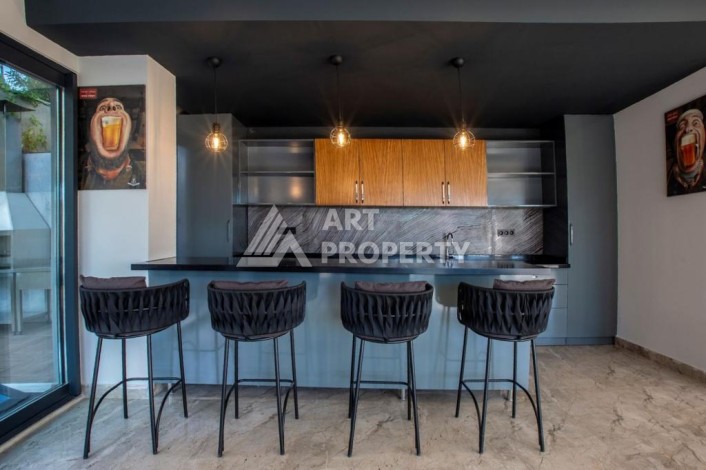 Квартира 1+1 в 450 м от пляжа Клеопарты. Стильный бутик-комплекс в центре Алании - Ракурс 9