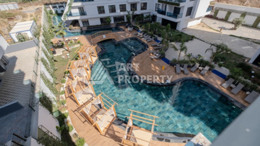 Современная квартира 1+1 в новой резиденции, центр Махмутлара, 55 кв.м. - Ракурс 0