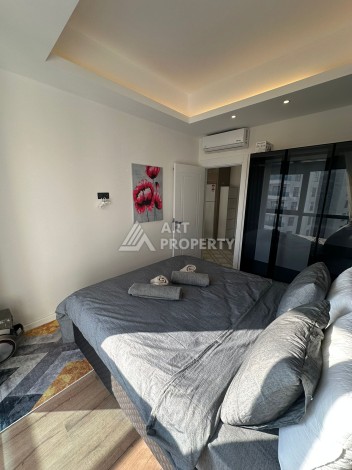 Современная квартира 1+1 в новой резиденции, центр Махмутлара, 55 кв.м. - Ракурс 15