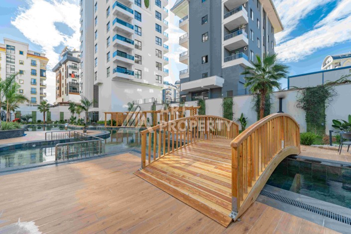 Элитная недвижимость в Махмутларе. Две квартиры 1+1 площадью 55 кв.м. - Ракурс 7