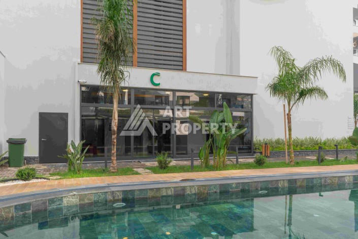 Элитная недвижимость в Махмутларе. Две квартиры 1+1 площадью 55 кв.м. - Ракурс 20